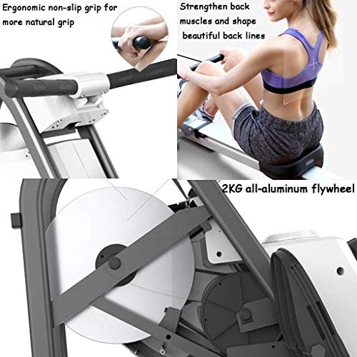 Image of Rowing Machine Household Magnetic Control Rowing Machine LED Monitor with Adjustable Resistance Indoor Sports Fitness Equipment