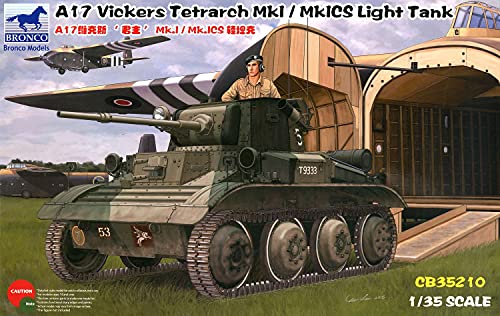 British Tetrarch Airborne Tank Mk.VII A17 Bronco 1/35 maquette plastique CB35210