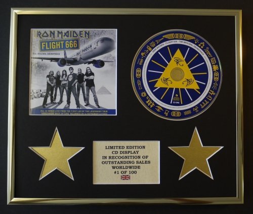 Iron maiden/display cd/edizione limitata/coa/volo