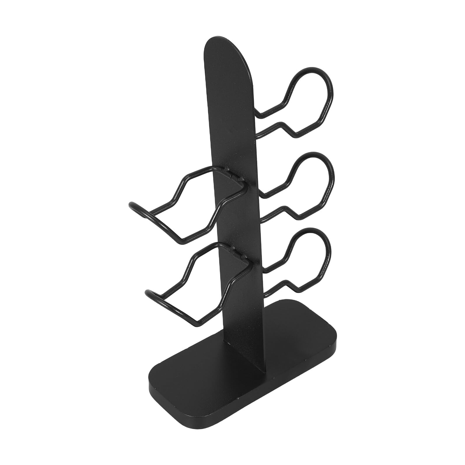 NAMOARLY Supporto per Cuffie e Controller Gaming da Scrivania in Ferro Nero a 3 Livelli Design Moderno per Accesso Rapido e Posizionamento Sicuro, per Gamer e Creatività
