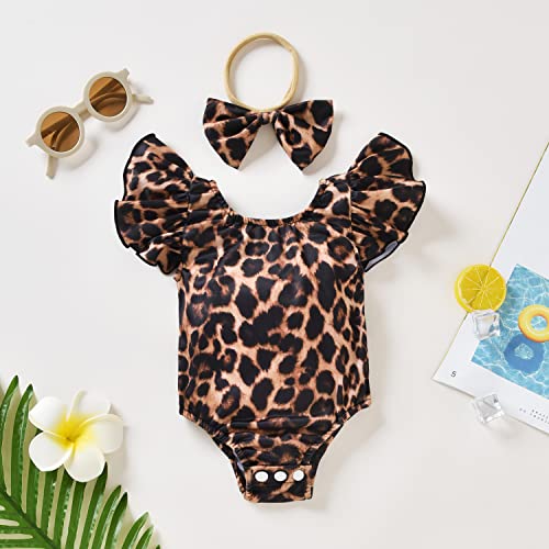 Image of Toddler Girl Baby Ruffles Mermaid Fish Scale Swimsuit One Piece Swimwear Bathing Sunsuit