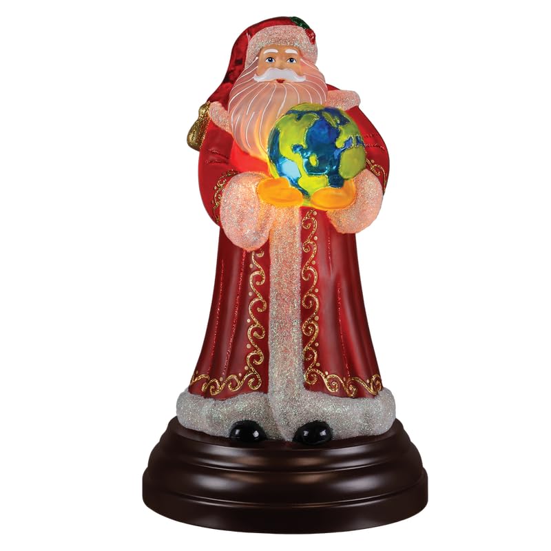 Old World Christmas World Peace Santa Light
