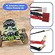 EMSea 2stk Hardcase Anschlusskabel für 2S 7.4V Lithium Akkus RC Car T-Stecker 90° 5.0mm Bananenstecker Lithium Akku Ladekabel 12AWG