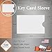500 Dronka Envelope Key Card Sleeves, 2 3/8