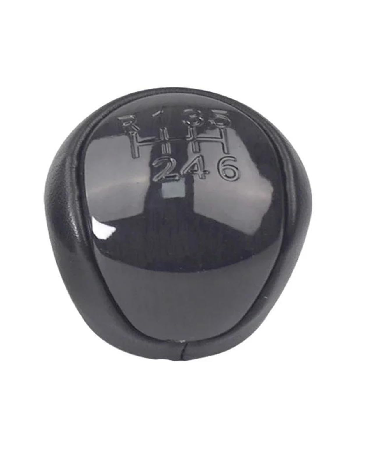 MOCALUX Gear Stick Shift Lever Knob for Kia for Cerato for Koup 2009-2013 Car 5/6 Speed Gear Shift Stick Knob Modification Parts(Black,for 6 Speed)