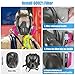 Full Face Respirator Mask 4 Sets with 60921 Filters for Protection Against Gases Dust Organic Vapors Spray Sanding welding 6800, Medium, Comfortable Fit, Anti Fog