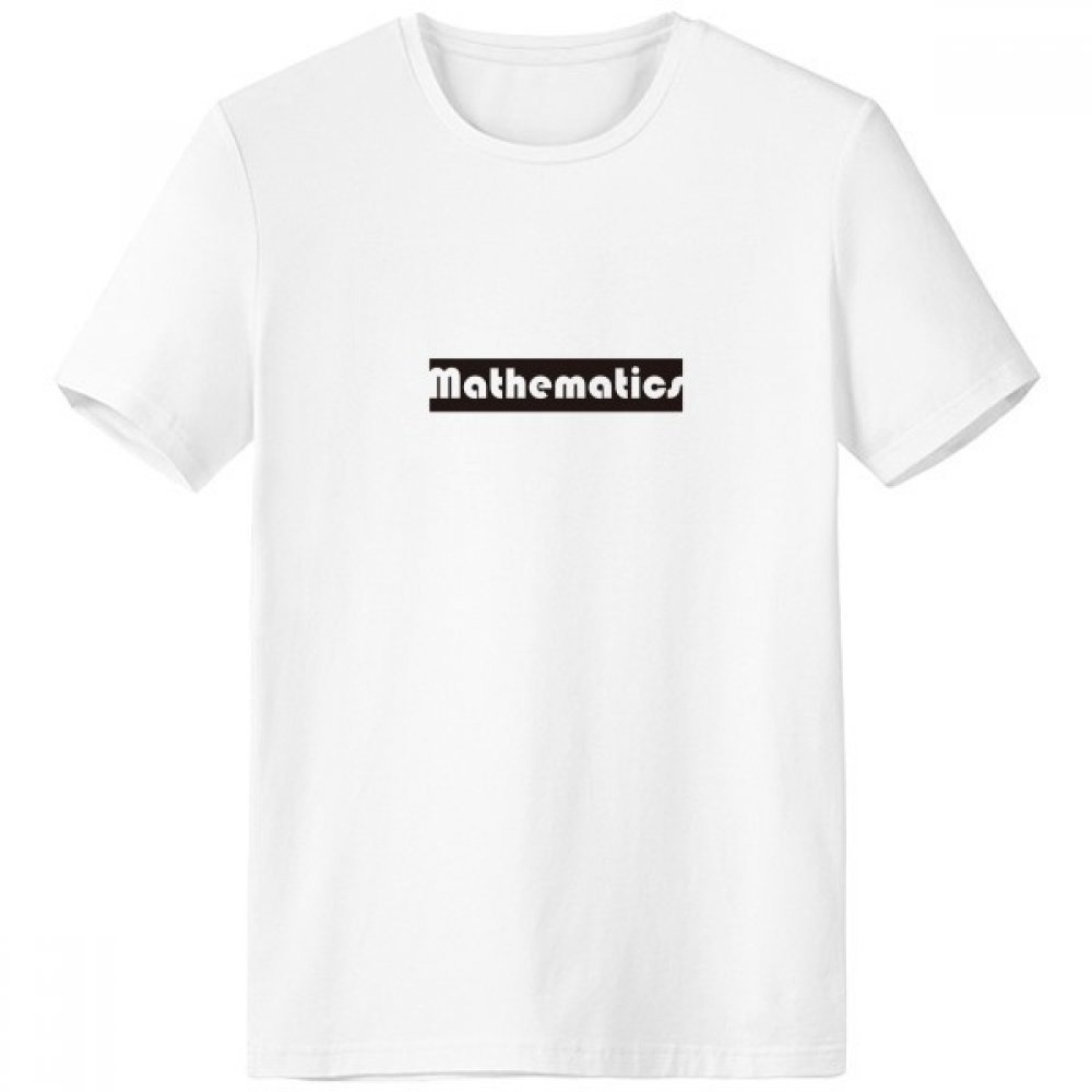 T-shirt mathématiques sans étiquette pour éviter les irritations XL
