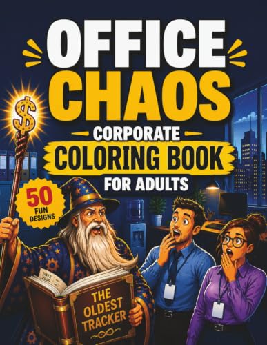 Office Chaos Corporate Coloring Book for Adults: Snarky Workplace Humor with Meetings, Burnout, Office Politics, Toxic Bosses, Layoffs, AI Anxiety & Corporate Absurdity image 2