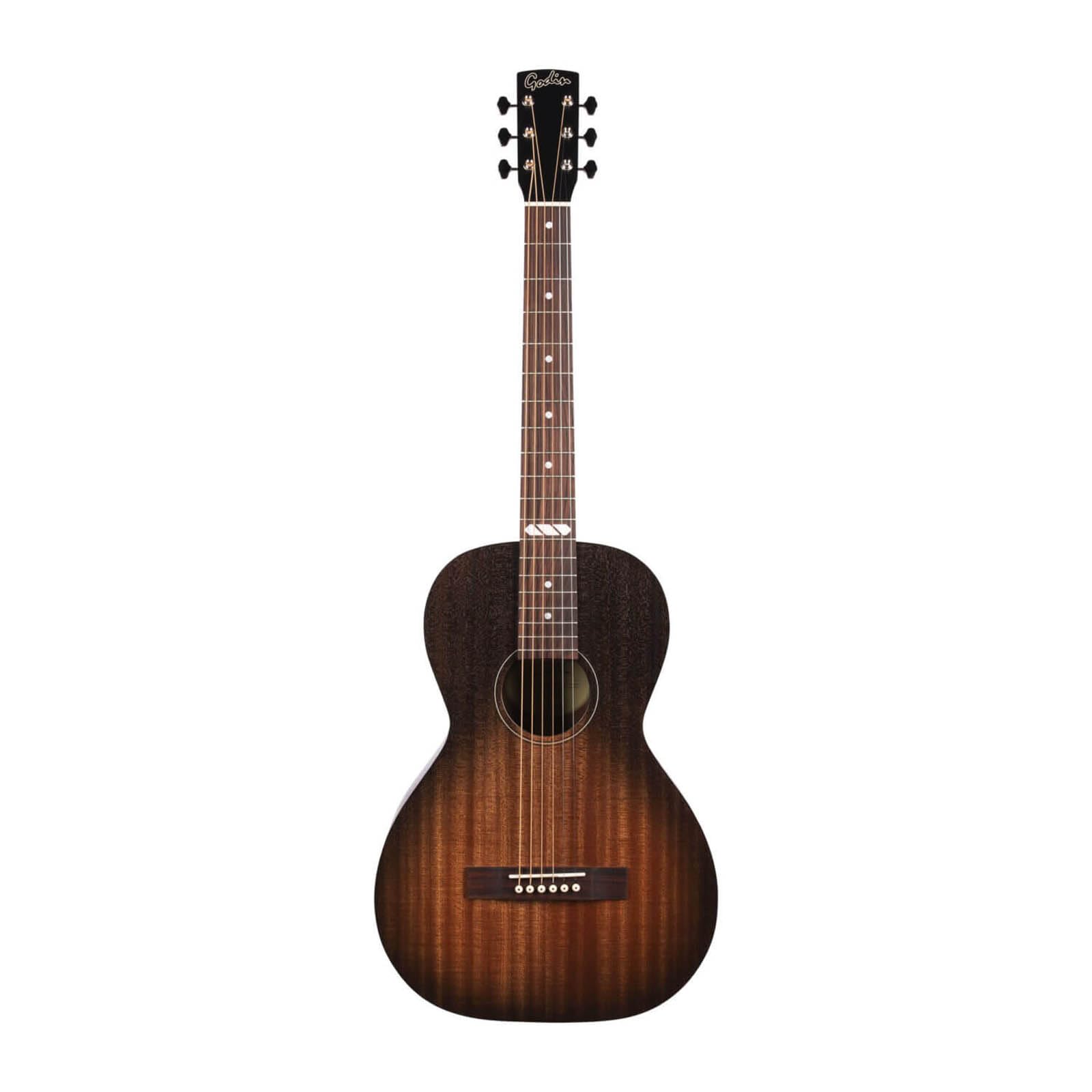 Amazon.com: Godin Mahogany Parlor Acoustic-electric Guitar - Black