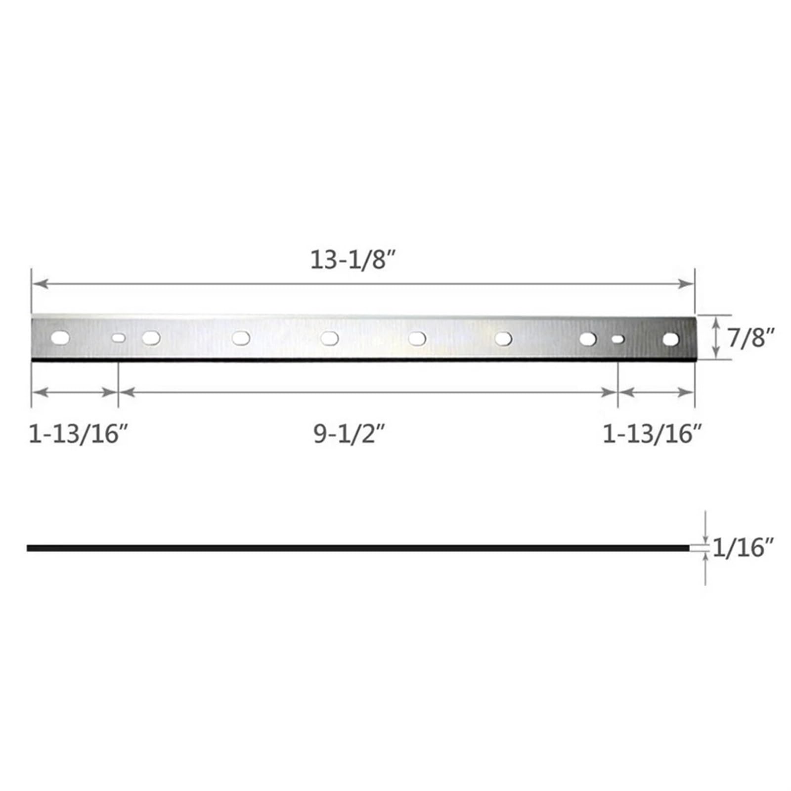 Cuchillas cepilladoras de 13 "y 333mm compatibles con DeWalt DW735 DW735X, cuchillo cepillador de madera de 6 cuchillas for carpintería, 2 juegos
