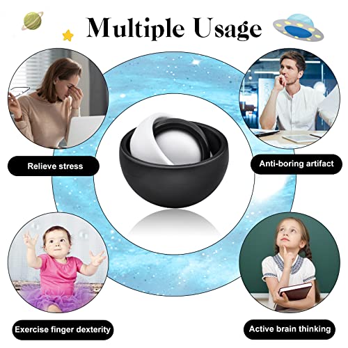 Image of Fidget Toy for Adults, Sensory Toys for Teens, Gift Ideas for Boys Girls Kids, ADHD Autism Stress Relief Finger Toy Hand Fidget Spinner