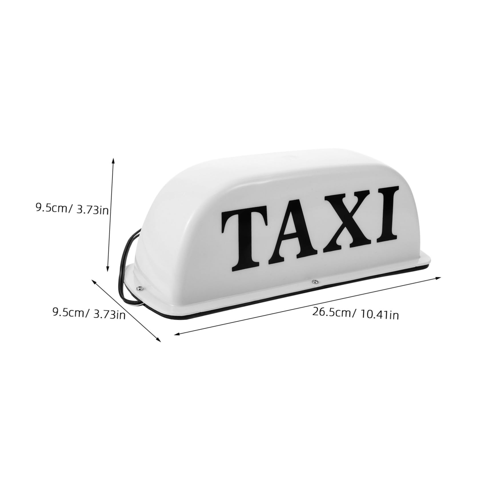 SOESFOUFU Taxi Roof Sign Light LED Illuminated Cab Top Sign for Night Driving and Eye Catching Taxi Indicator Light Essential for Preventing Rear End Collisions
