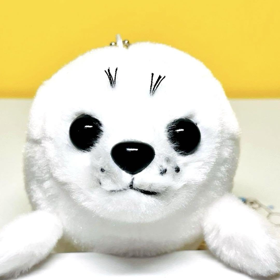 Amazon.co.jp: ふわふわ アザラシ ぬいぐるみ マスコット あざらし