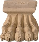 Löwenfuß gepresstes Holz 73 x 65mm - Qualität aus Europa seit 1998