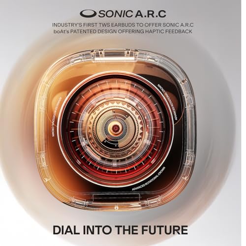 Image of boAt 2026 Launch Nirvana Crown, SONIC ARC, LEDs, Haptic Feedback,50dB Hybrid ANC,Spatial Audio, 6 Mic ENx, App Support, v6.0 Bluetooth Earbuds, TWS Ear Buds Wireless Earphones with mic (Sapphire Blue)