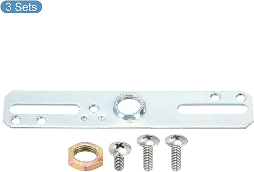 Miniatura 3 de MECCANIXITY Kit de barra transversal de lámpara, soporte de montaje de 3.937 x 0.787 in, placa de luz de techo para iluminación de araña, tono