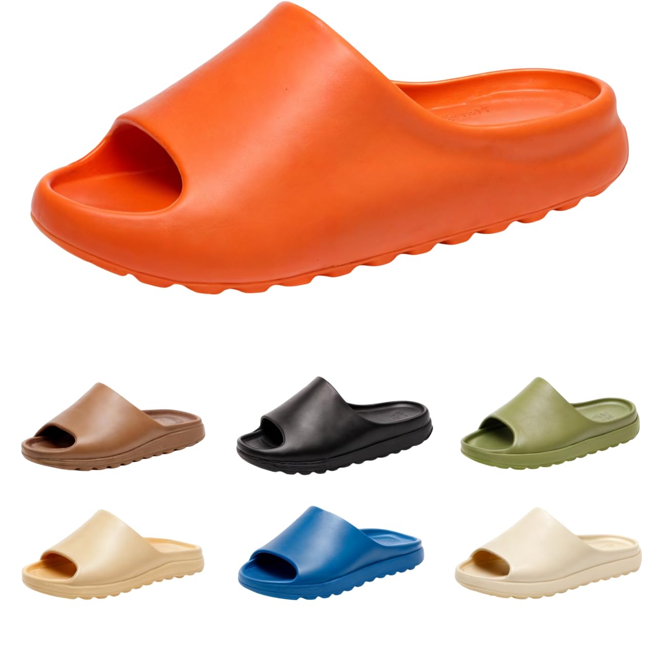 Pillow Slippers for Women and Men Cloud Platform Slides Anti Slip Cloud Slippers Lightweight EVA Comfy Shower Slides Open Toe Sandals for Indoor and