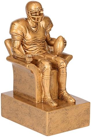 Fantasy Football Armchair Resin Trophy with 3 Lines of Custom Text