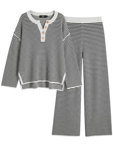 Image of LILLUSORY Women's 2 Piece Oversized Slouchy Matching Lounge Sets