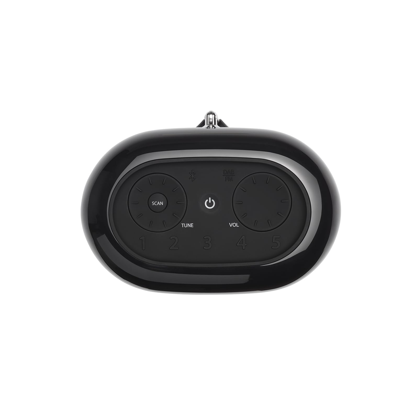 JBL Tuner XL Tragbares DAB/DAB+/FM‑Radio mit JBL Pro Sound, Bluetooth 4.2, IPX7‑Wasserschutz, 15‑Std. Akku, Großem hintergrundbeleuchtetem LCD‑Display und 5 Senderpresets, Schwarz