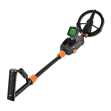 Metal Detectors Machine for Treasure Hunting Gold Jewelry Coin Underground Deep Search Detector with Adjustable Stem Lightweight Design