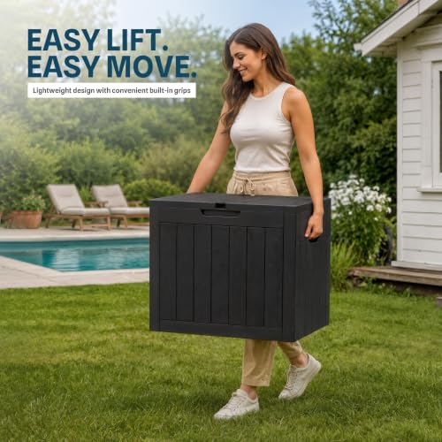 Utopia Home Outdoor Storage Box,118L Plastic Garden Storage Box Waterproof - Image 5