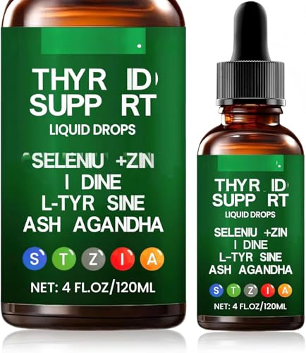 Gouttes de soutien thyroïdien 1PCS contre la fatigue et le stress