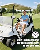 Vclpower Golf Rangefinder with Slope, 1200 Yards Laser Range Finder for Golf & Hunting, 7X Magnification, Flag Lock Vibration, Rechargeable Battery, Magnetic Strip, Waterproof Golf Accessories for Men - Image 6