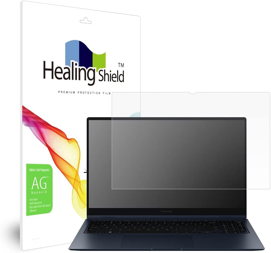 Muellery Healingshield Screen Protector Paper-Like Eye Protection Anti Blue Ray Anti Glare Paper Texture Film Compatible with Samsung Galaxy Book Pro 360 15 PHPA1579_Laptop