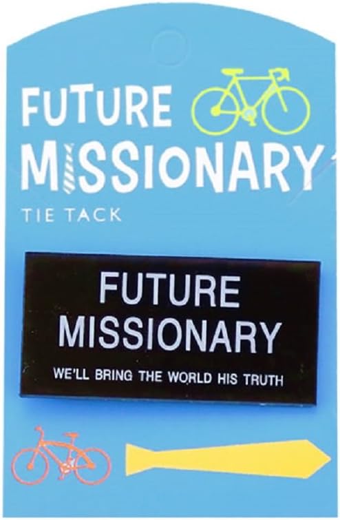 LDS Future Missionary Name Tag Pin - Great for Primary & Baptism Gifts