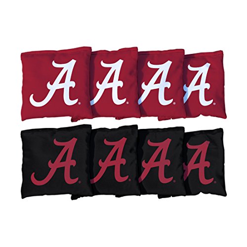 Victory Tailgate NCAA Replacement Corn Filled Cornhole Bag Set NCAA Team: Alabama Crimson Tide