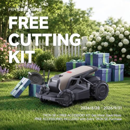 Image of TRON SE Robot Lawn Mower,Wire-Free for 0.37 Acre,65% Slope