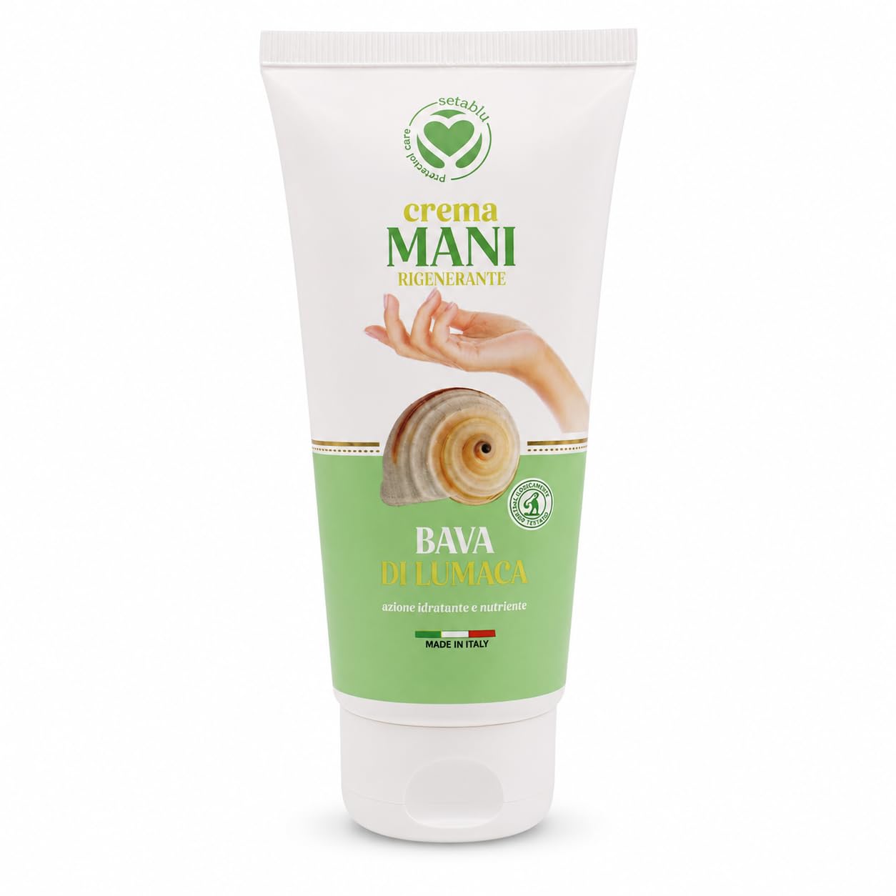 Setablu Crema Mani Rigenerante alla Bava di Lumaca, 100 ml
