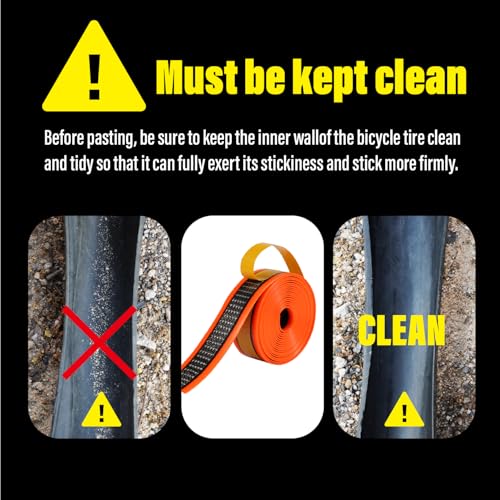 Image of Chooee Bike Tire Liners,Bicycle Tire Liner Tube Flat Protector-Self Adhesive,Mountain /Road Bike Puncture Proof Tire Liner Inner Compatible with 20 24 26 27.5 28 29 700c Tires.
