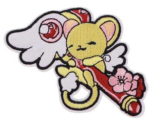 Cerberus Kerberos Kero-chan Kero Cardcaptor Sakura CCS Manga Anime 3.6" Iron On Embroidered Patch for Clothing