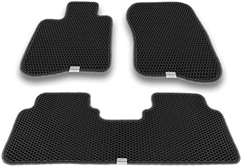 Motliner Floor Mats, Custom Fit with Dual Layered Honeycomb Made for Honda CR-V 2017-2018. All Weather Heavy Duty Protection for Front and Rear. EVA Material, Easy to Clean.