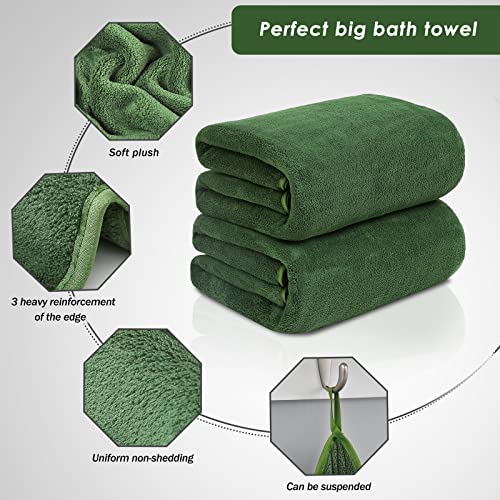 Graceaier SHR8P Ultra Soft Oversize Bath Towels 2 Pack thumb #2