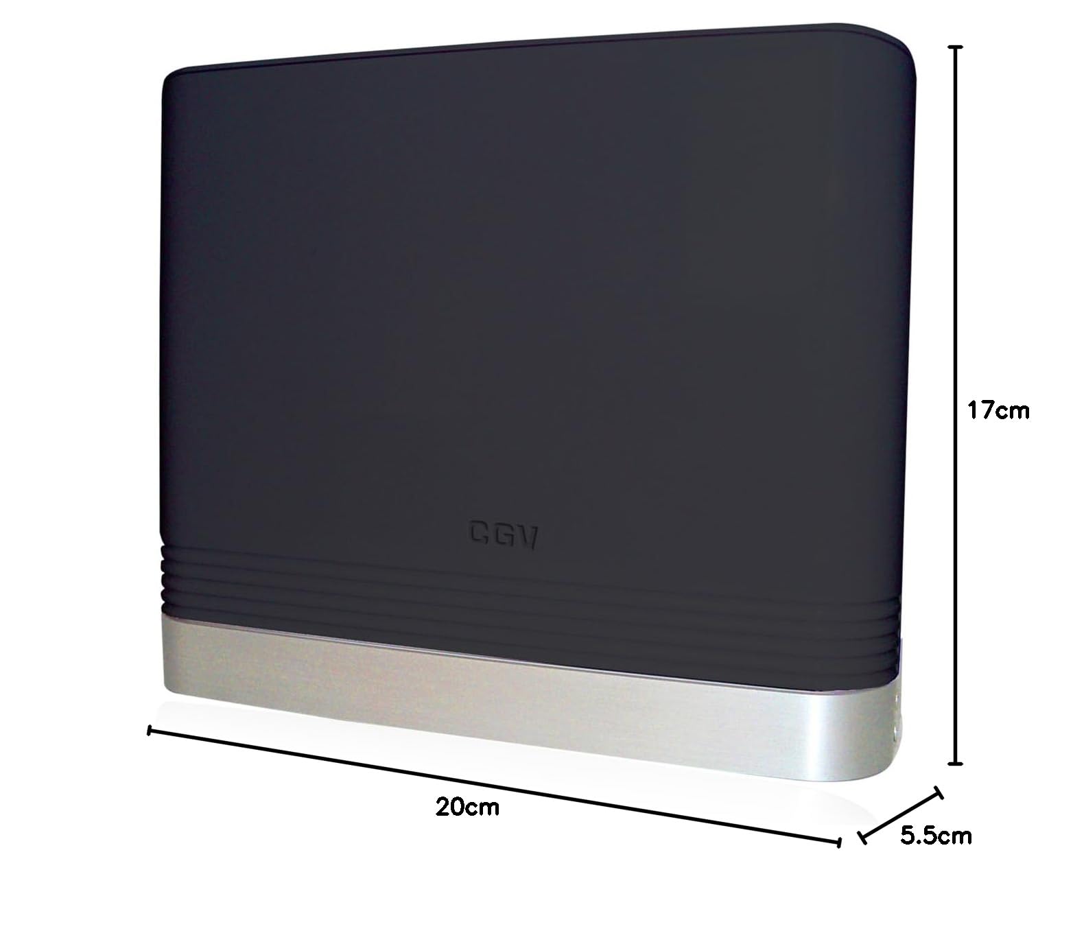 CGV | Antenne TV d'intérieur puissante HD/UHD | an Reglisse CE Red 700 | Filtre LTE 4G/5G intégré | Amplification réglable