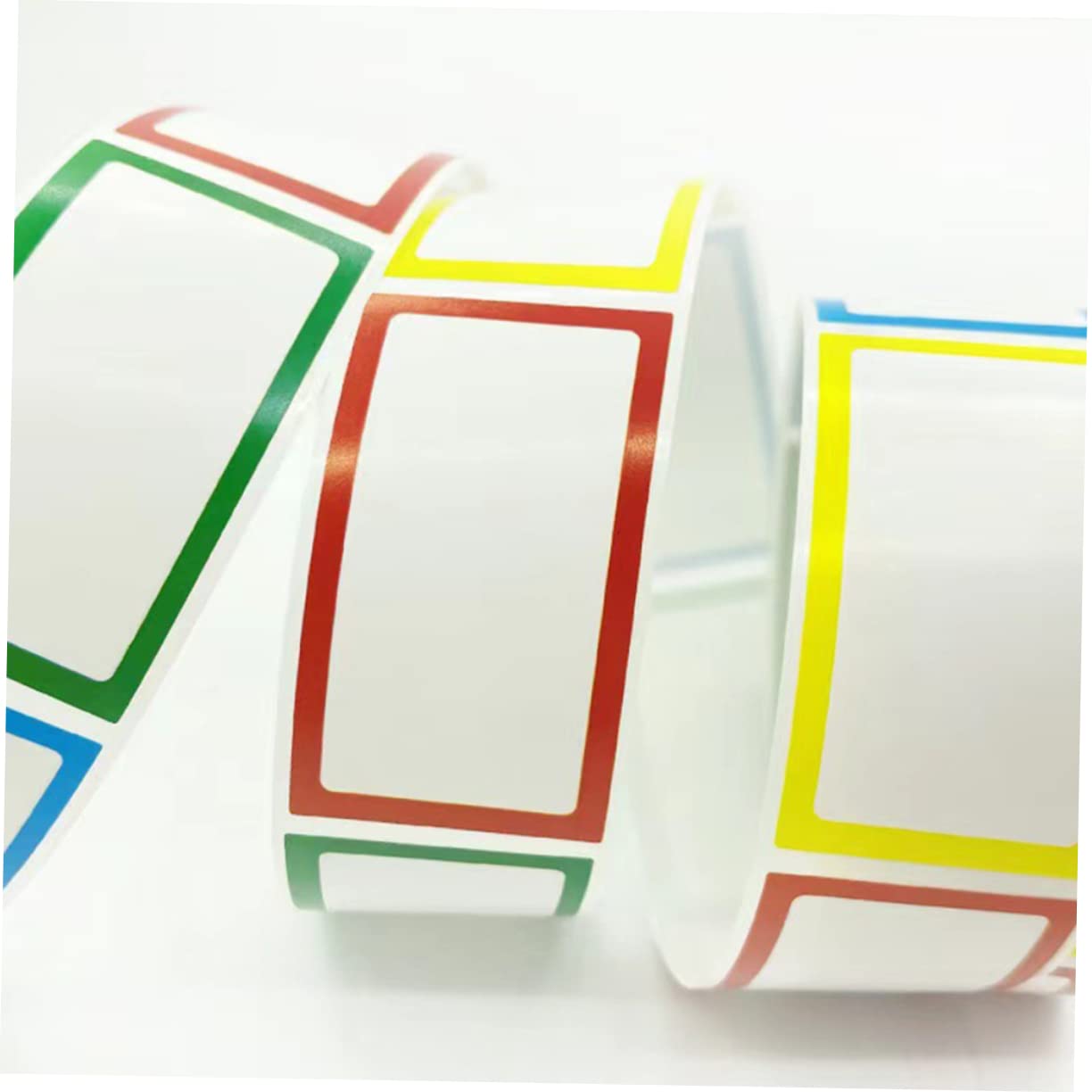 STOBOK 8rollen Bunte Selbstklebende Etiketten Für Küche Beschreibbare Aufkleber Zur Organisation Von Gewürzen Und Vorräten Für Flaschen Und Behälter