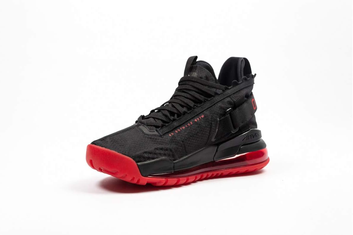 Jordan Mens Proto-Max 720 Basketball Sneaker (Black/University Red, 11 M US)