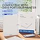 POLONO D810 Thermodruckerpapier 8.5 x 11 Zoll, fortschrittlicher Thermodruck, US-Briefgröße Thermopapier kompatibel mit D810, Größe 8.5 x 11, 1 Pack, 100 Blätter
