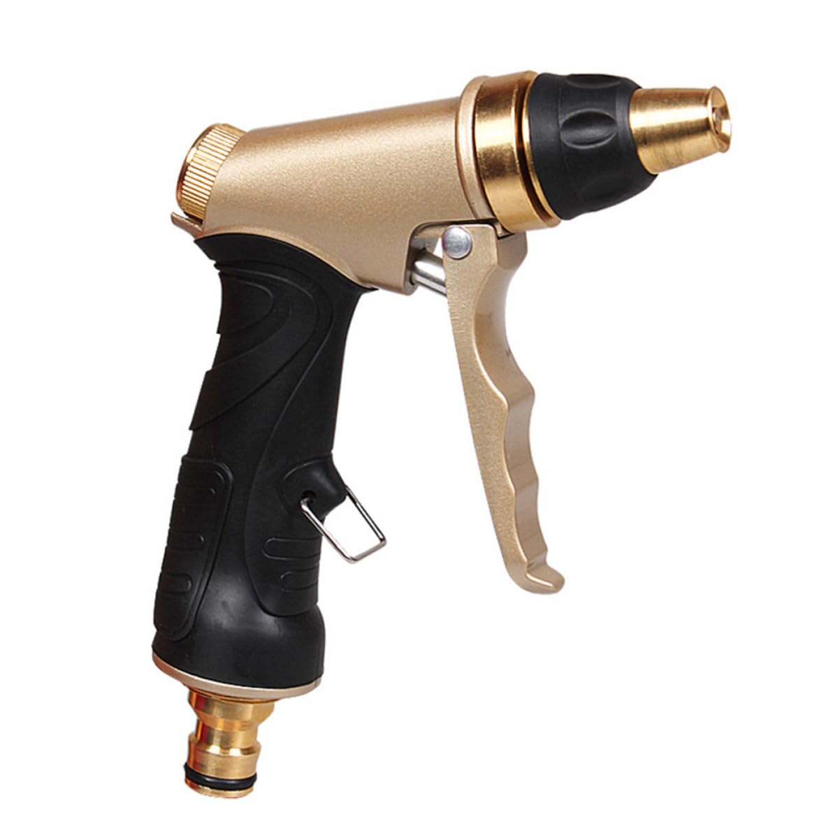 Pistola de agua de aleación de alta presión con mango ergonómico de resorte