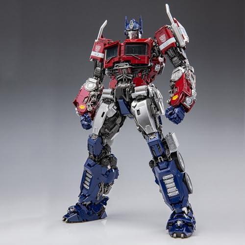 Image of Transformers by YoloPark Bumblebee The Movie Earth Mode Optimus Prime Model Kit,Includes 37 Movable Parts,809 Individual Parts to Assemble,Great Gift for Kids Aged 15 Years and up