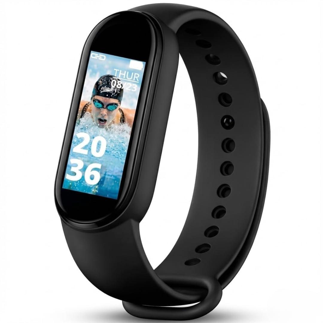 Drumstone (𝟏𝟓 𝐘𝐞𝐚𝐫𝐬 𝐖𝐚𝐫𝐫𝐚𝐧𝐭𝐲 M10 Smart Activity Tracker | Heart Rate & Step Monitoring, Water-Resistant Fitness Band for Men & Women, Daily Health Tracking & Exercise Companion-picture-35