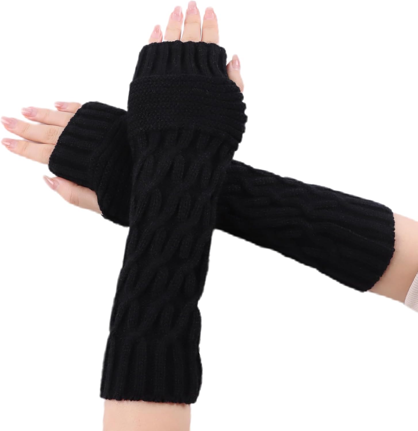 Winter Women Arm Warmers Long Fingerless Gloves for Togo Ubuy