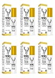Stag 9000 Delay Spray formen 0.67 fl oz. 20 ml Pack of 6 - Made in Germany (Oneo Bottle Stag Delay Spray)