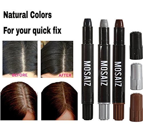 Mosaiz Hair Chalk For Girls And Boys, 12 Pcs Chalk Pens With Black And Brown Colors, Washable Temporary Hair Color For Kids, Teens And Adults, Birthday Gift, St Patricks Day Gifts For Girls And Boys #TOP5