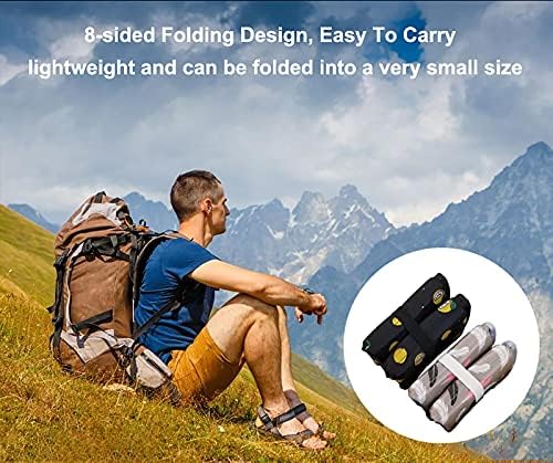 SZHTSWU 2 Pcs Folding Seat Mat with Black Storage Bag Portable Oxford Cloth Waterproof Seat Cushion Mat Foldable Foam Sit Pad for Outdoor Camping Hiking Garden Picnic Park