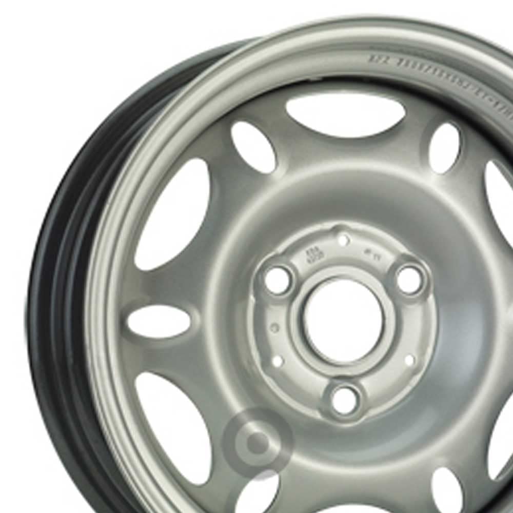 4x Alcar Stahlfelgen 4-7900 5.5Jx15 ET-1 3x112 kompatibel mit Smart Fortwo