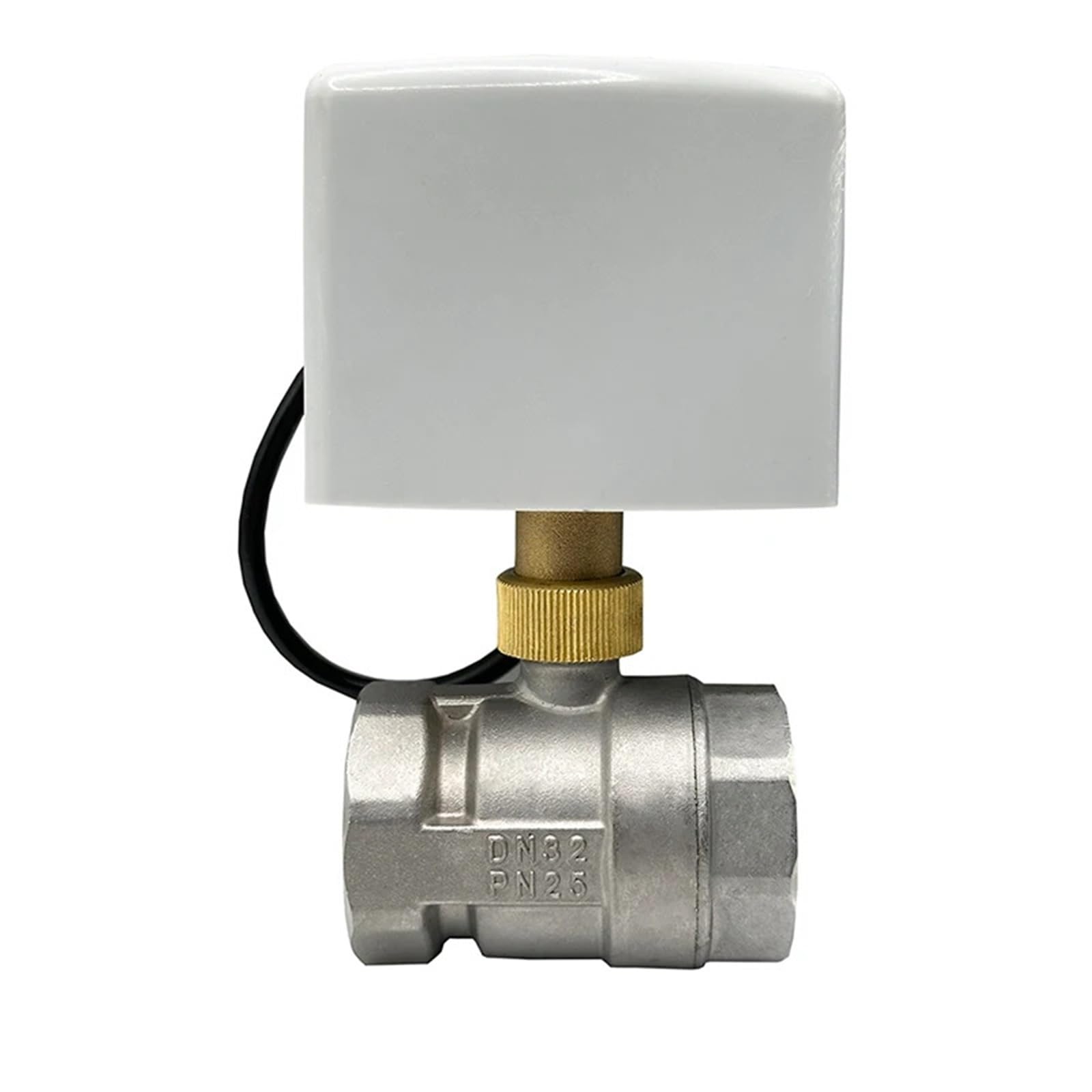 Robinet à boisseau sphérique électrique 12V en inox pour tuyau 2 pouces